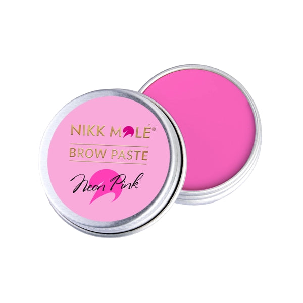 Nikk Mole - brow paste - neon roze