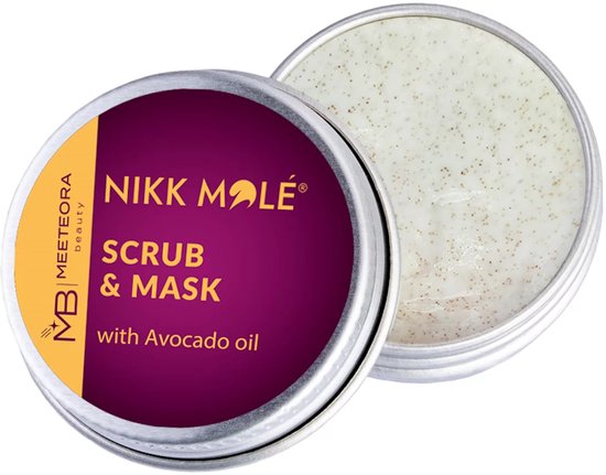 Nikk mole - scrub & mask met avocado oil - 40 ml