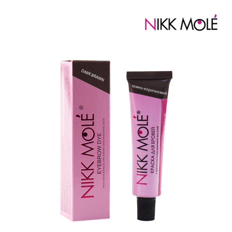 Nikk Mole - wenkbrauw verf - donkerbruin