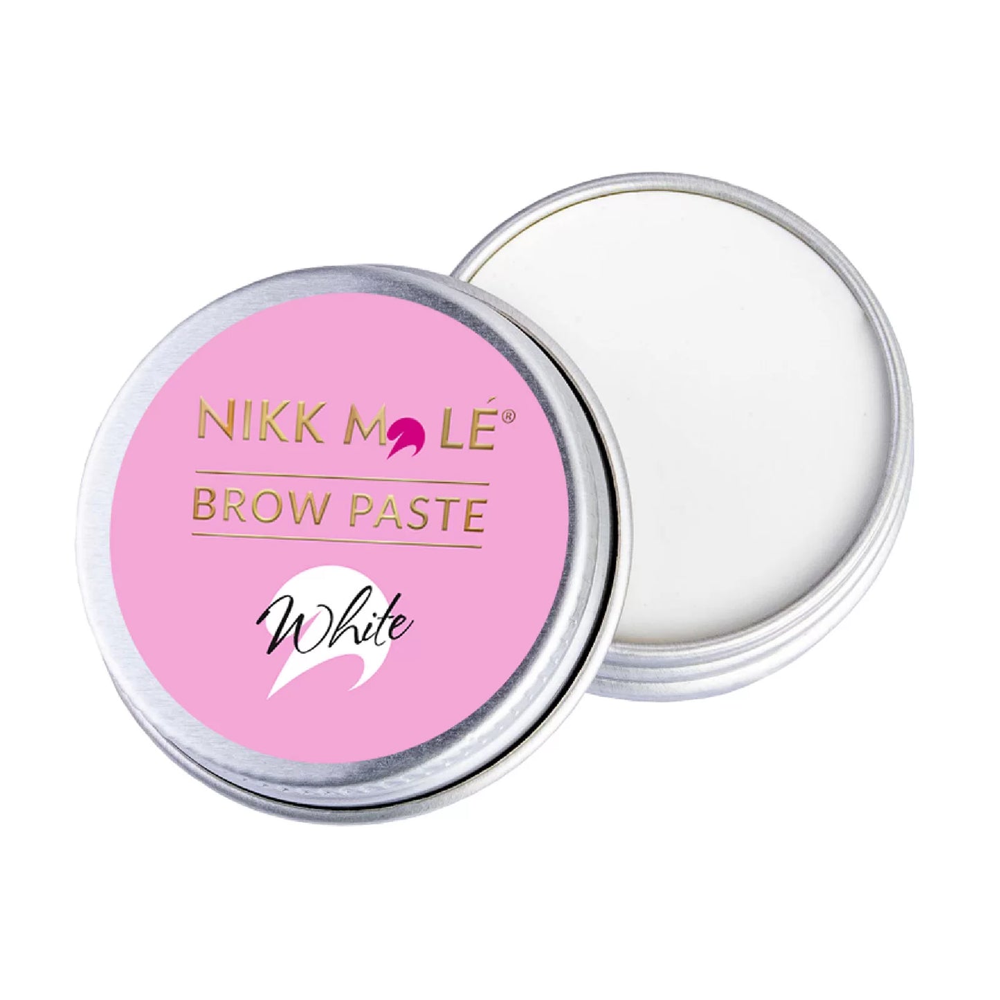 Nikk Mole - brow paste - white