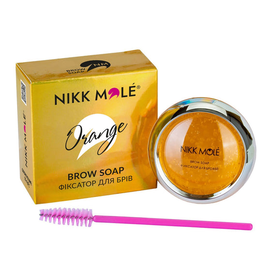 Nikk Mole - brow soap - sinasappel